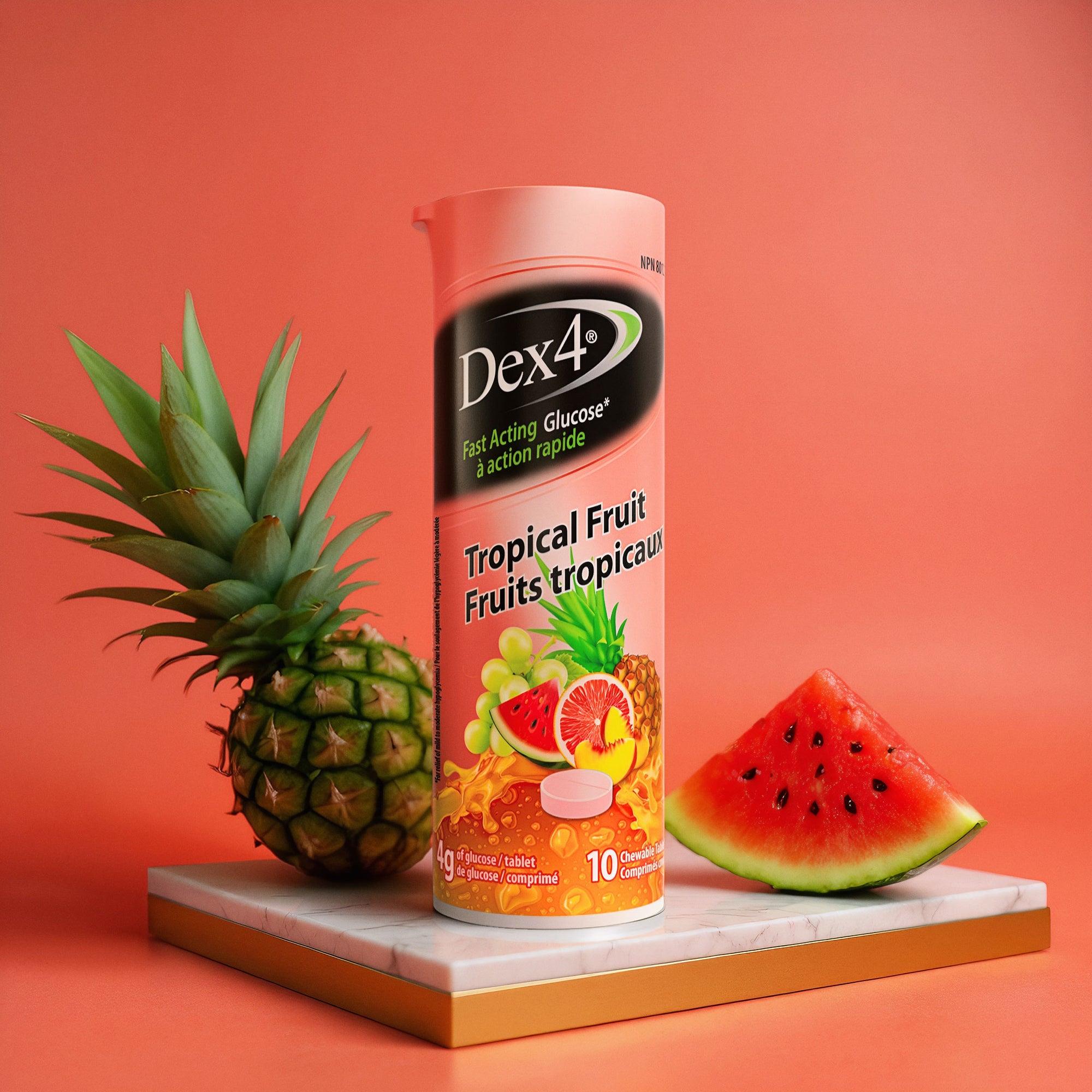 Comprimés de glucose - Tube de 10 comprimés