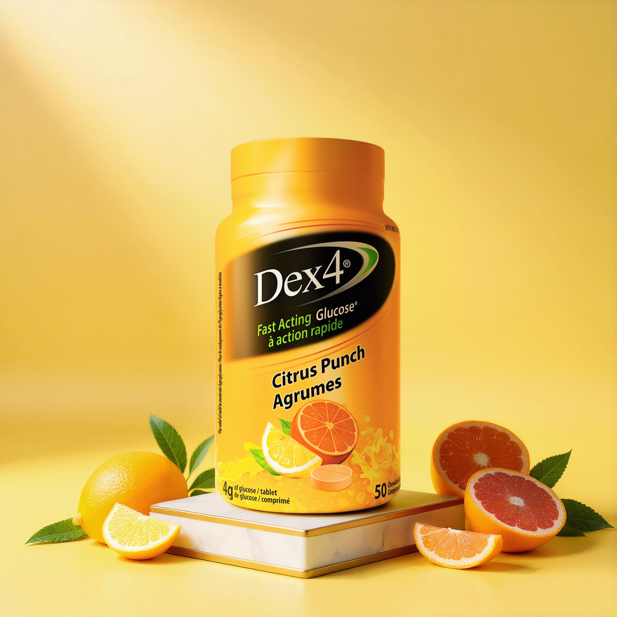 Comprimés de glucose - Bouteille de 50 comprimés