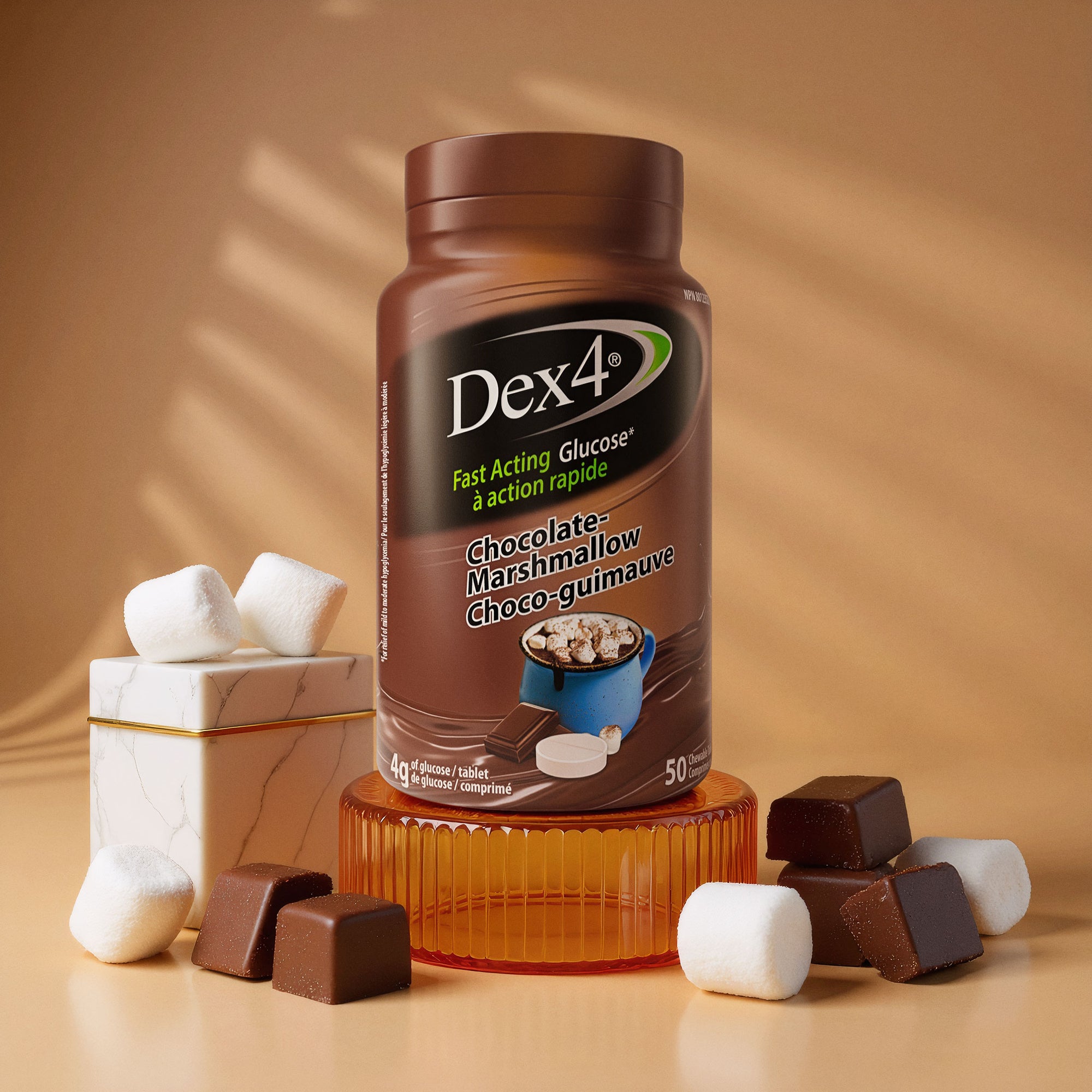 Comprimés de glucose - Bouteille de 50 comprimés