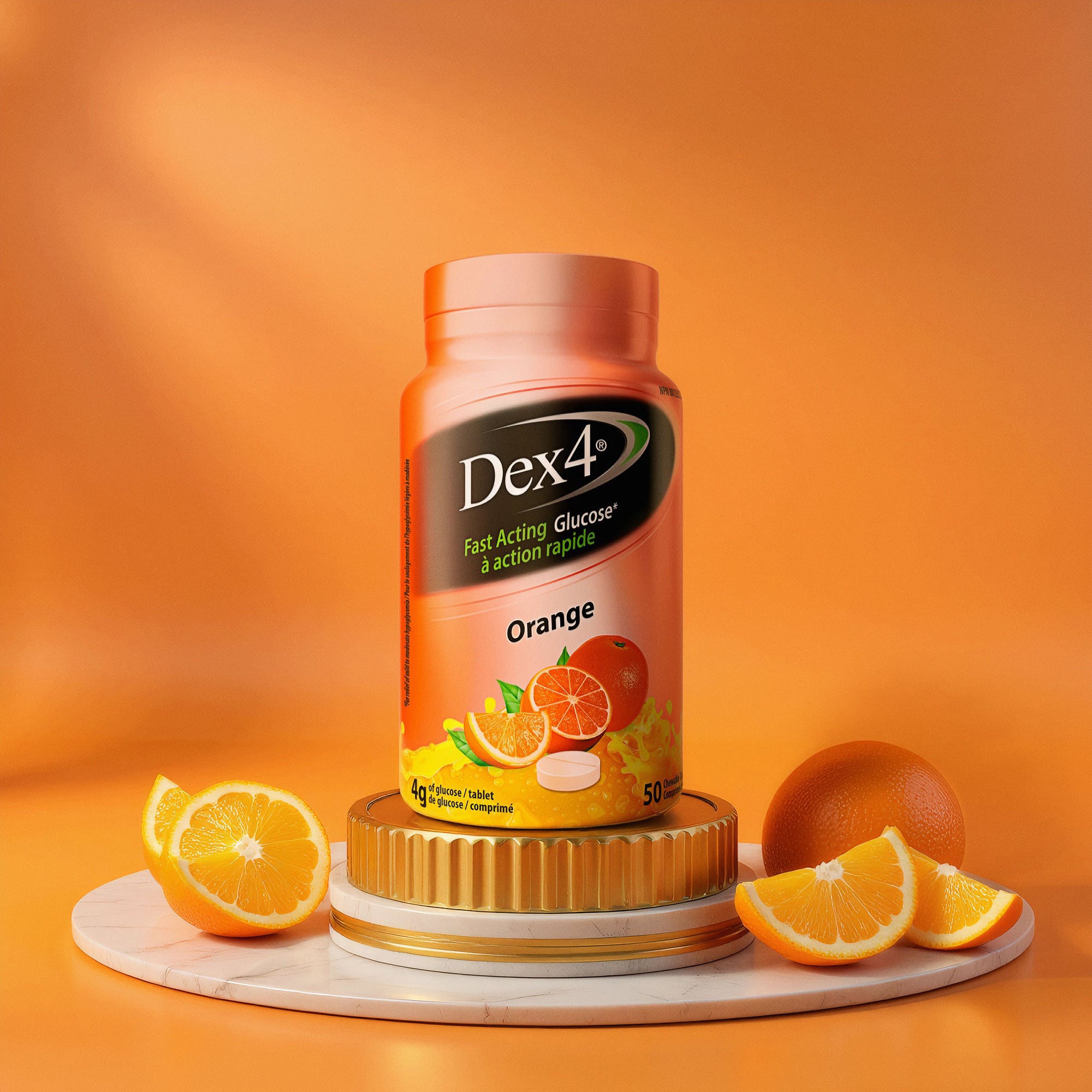 Comprimés de glucose - Bouteille de 50 comprimés