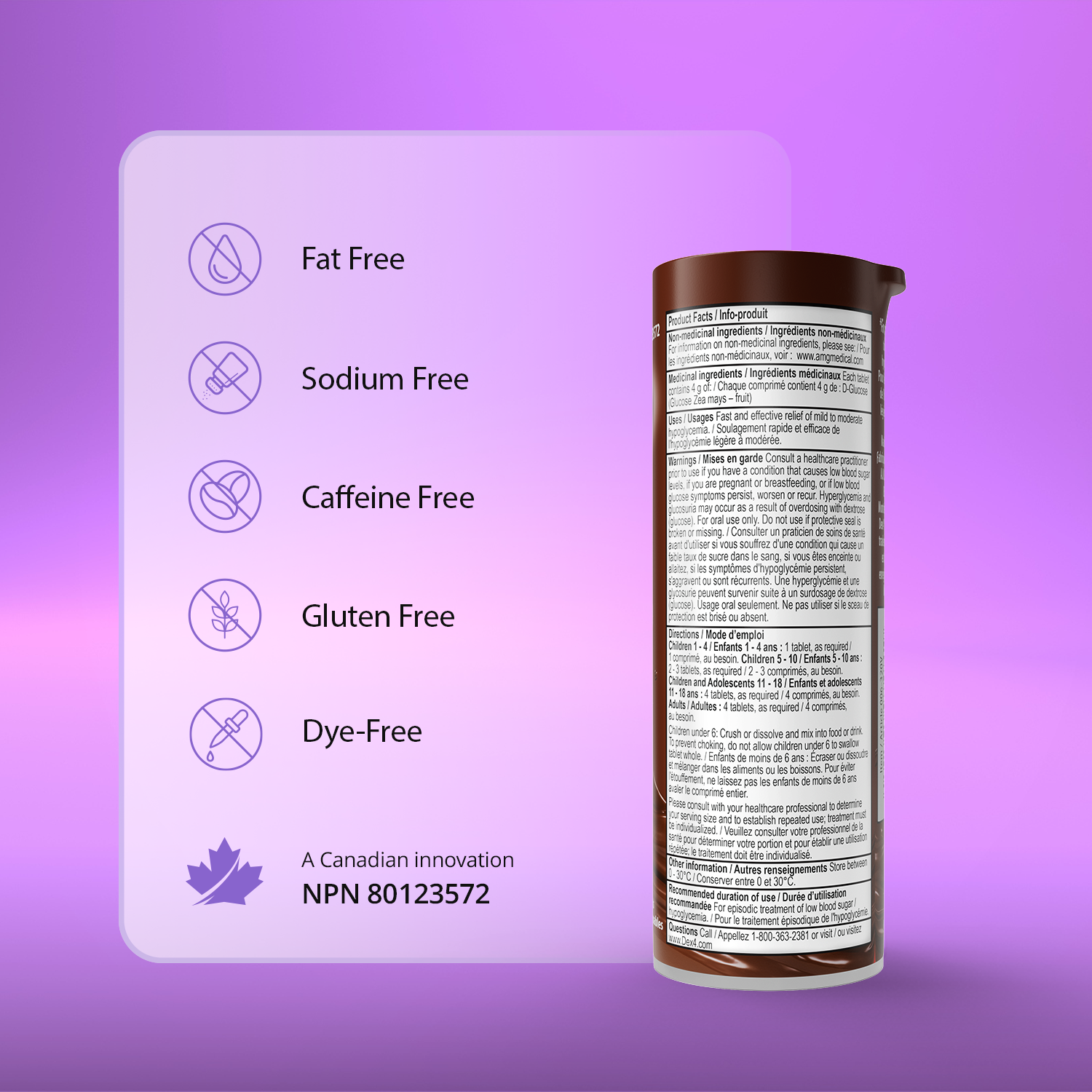 Glucose Tablets - 10 Count Tube