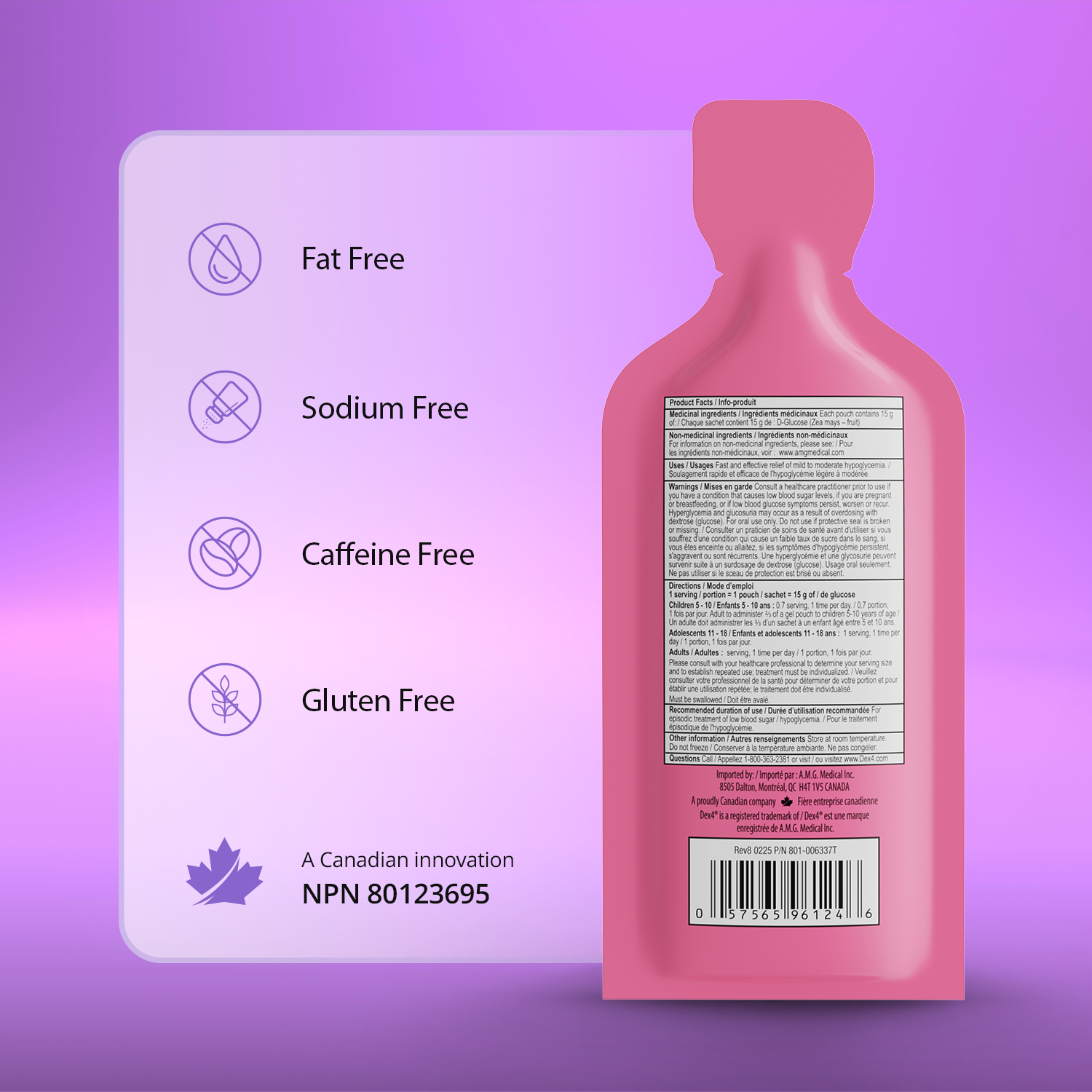 Glucose Gel Pouch