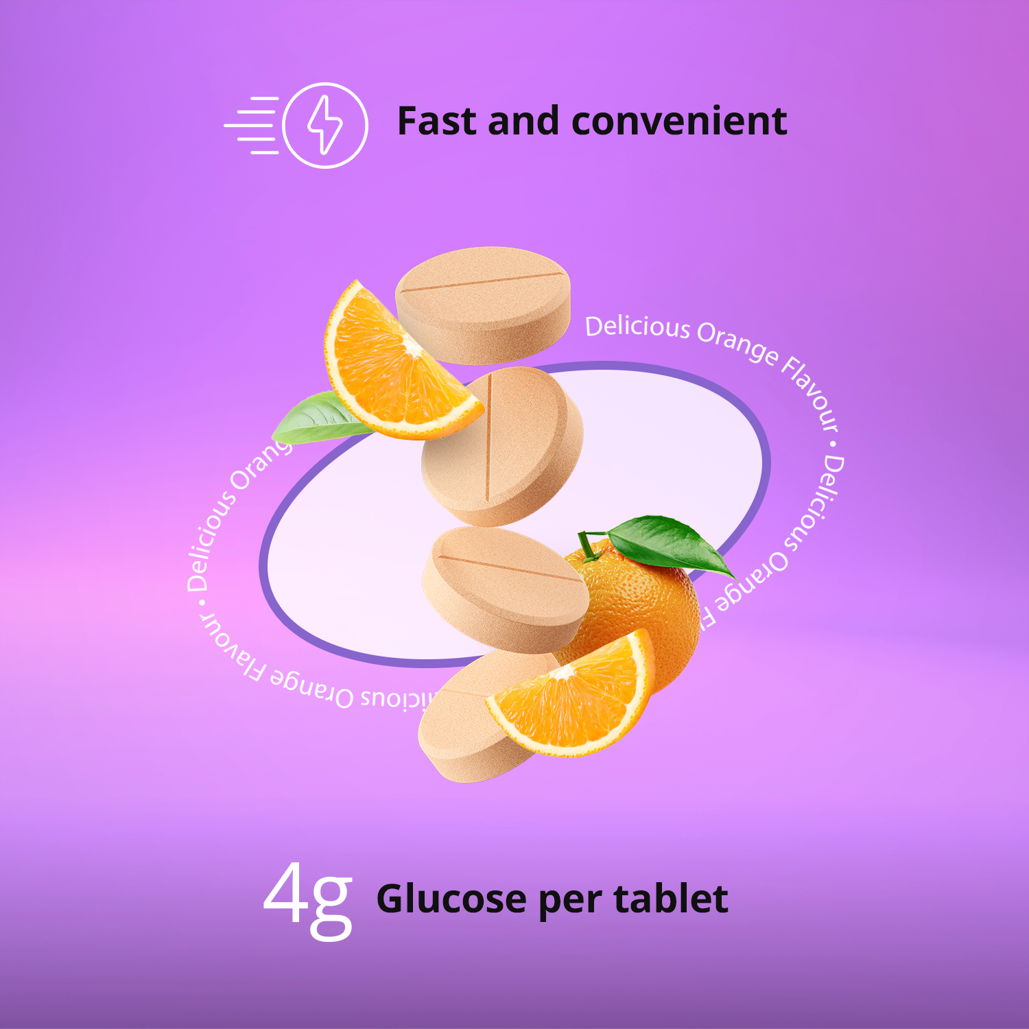Comprimés de glucose - Flacon de 50 comprimés