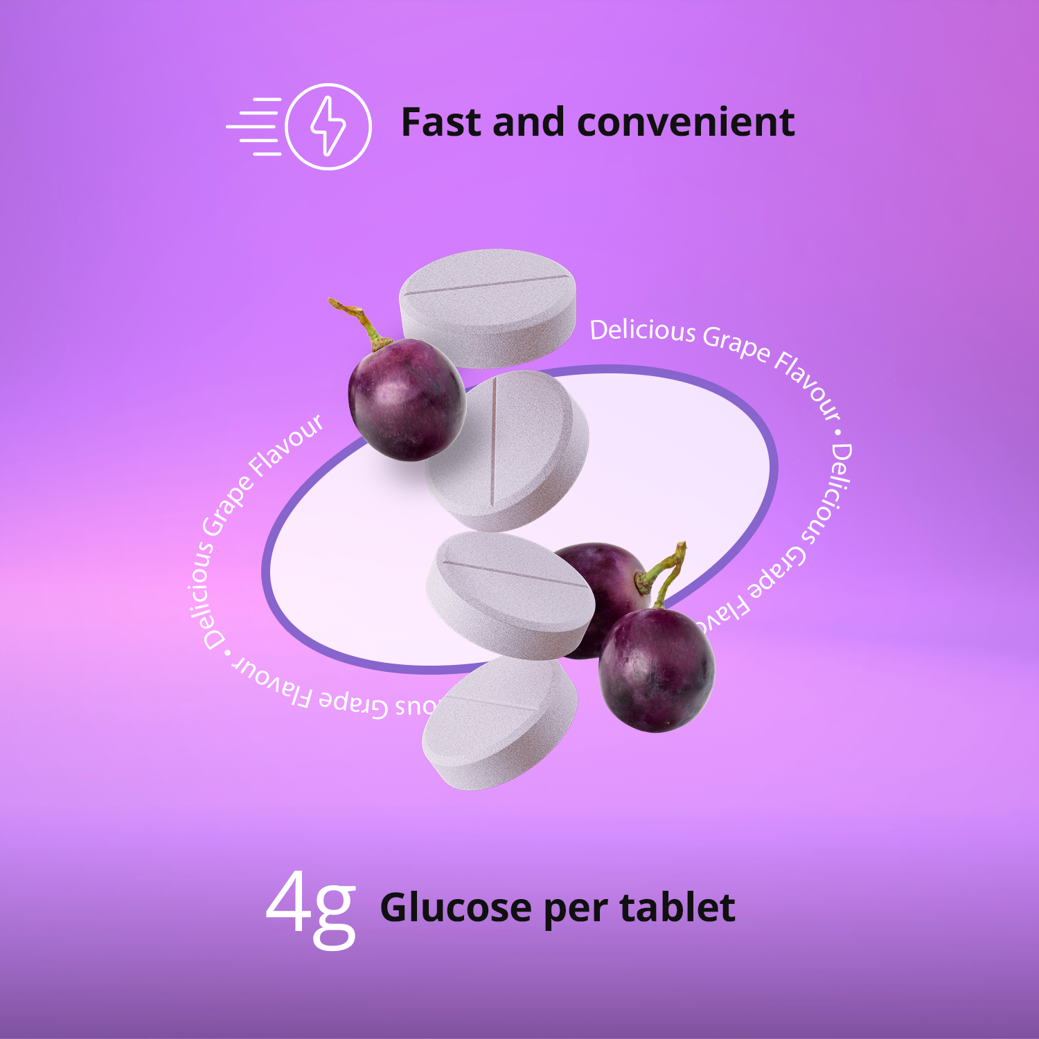 Comprimés de glucose - Tube de 10 comprimés