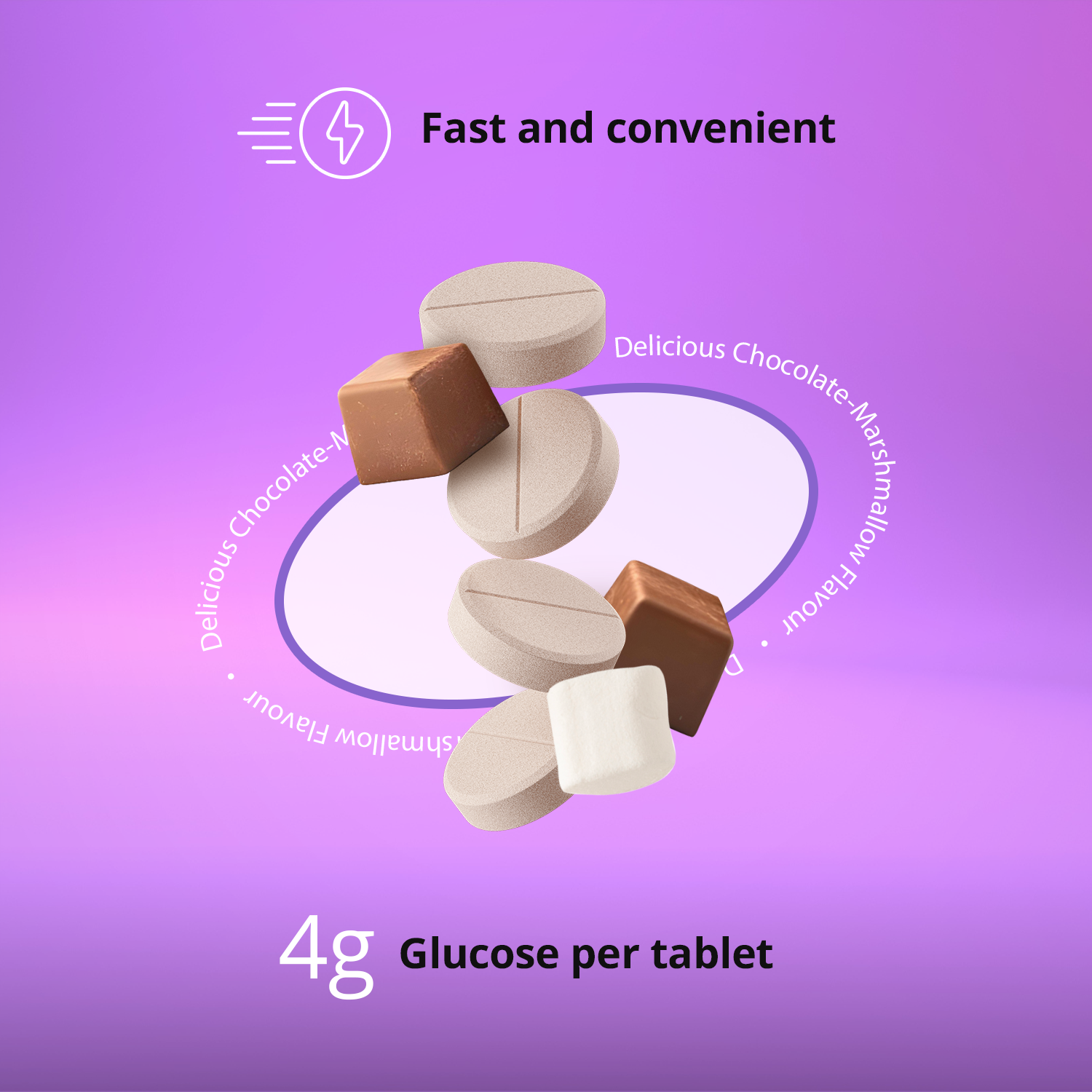Comprimés de glucose - Tube de 10 comprimés