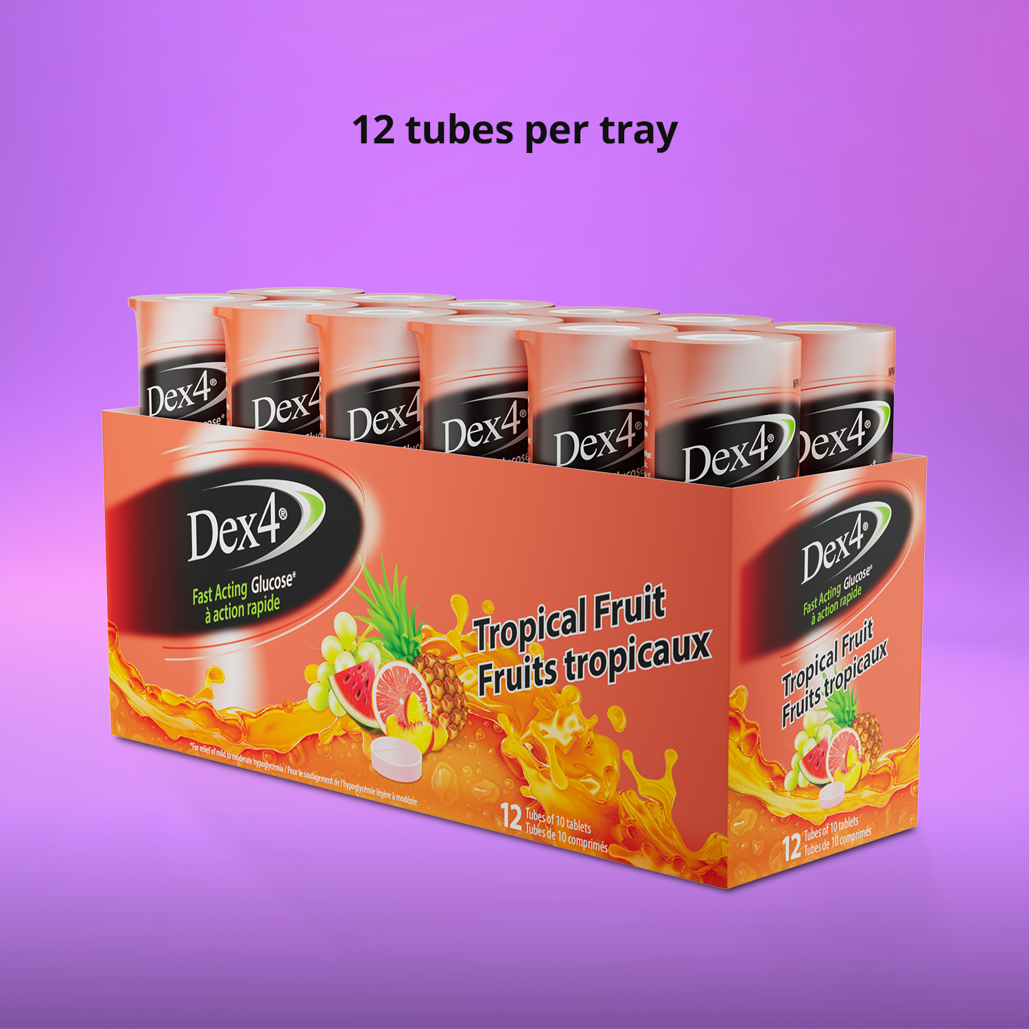 Comprimés de glucose - Tube de 10 comprimés