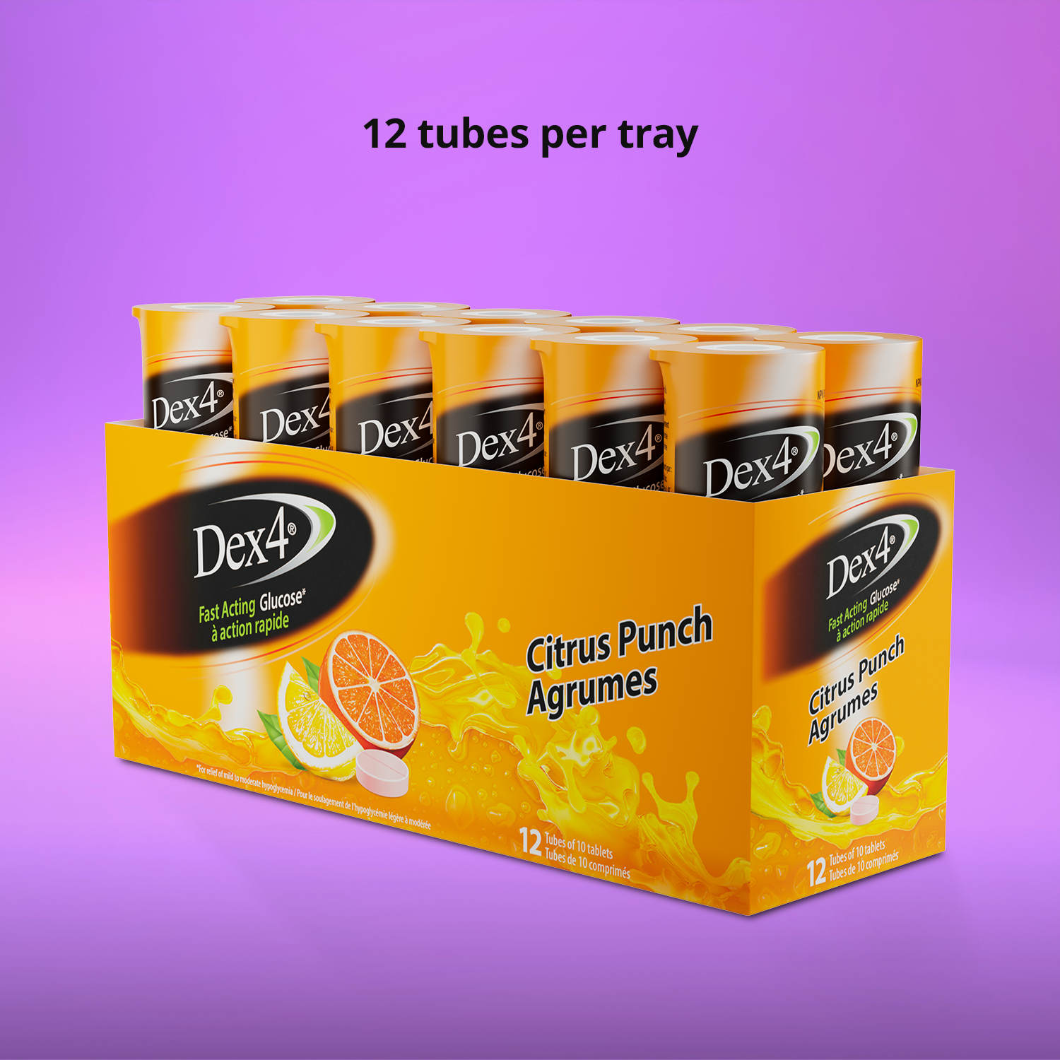 Comprimés de glucose - Tube de 10 comprimés