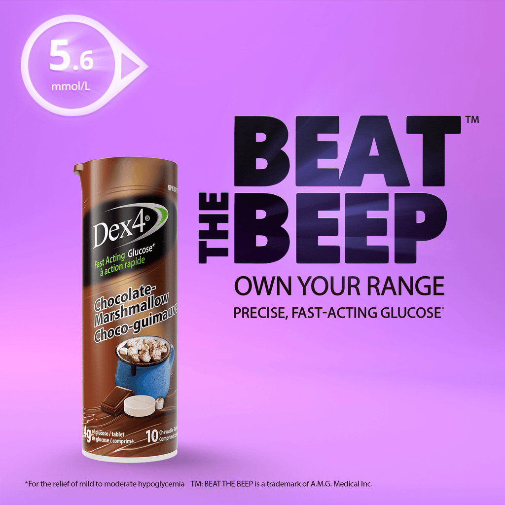 Glucose Tablets - 10 Count Tube - Dex4