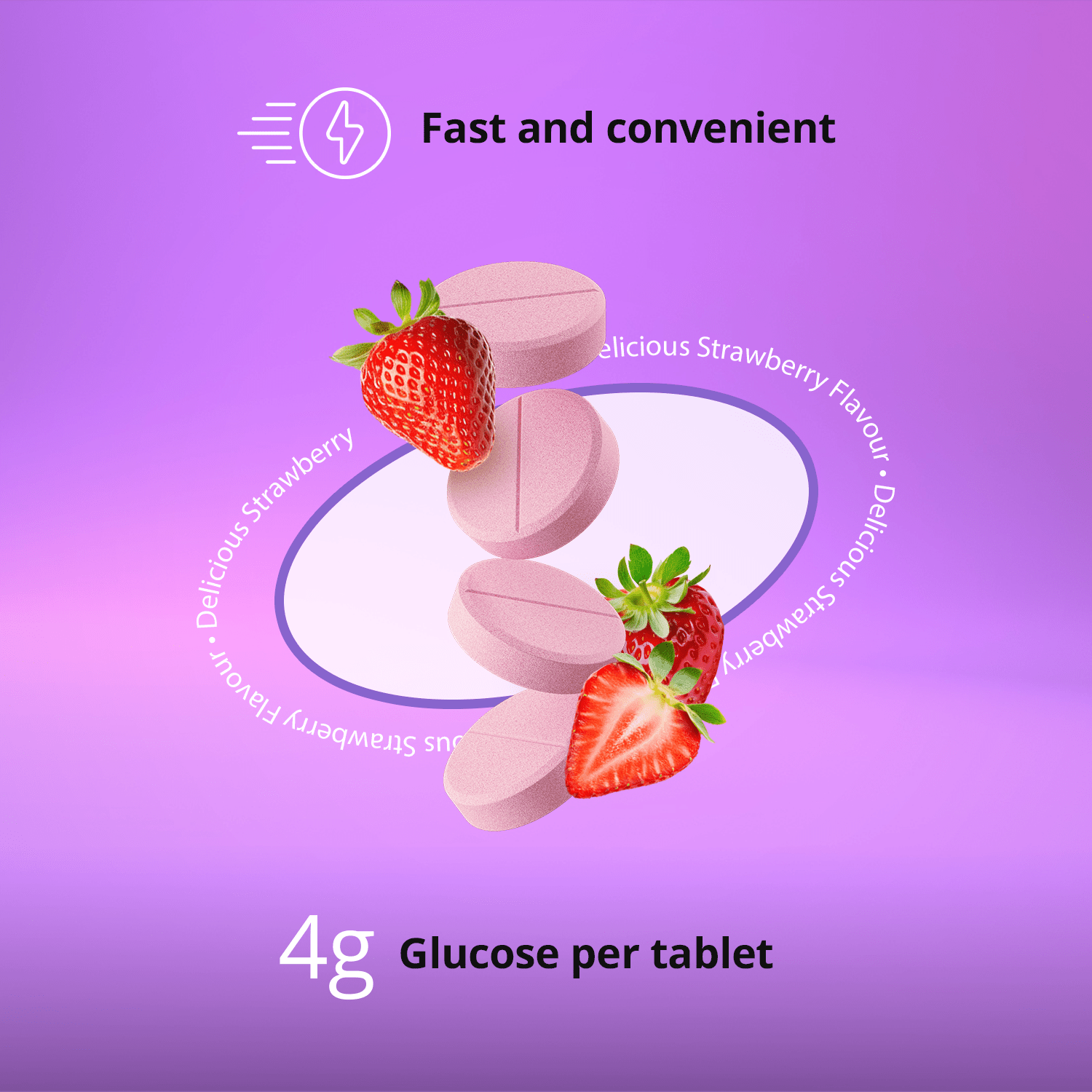 Glucose Tablets - 10 Count Tube - Dex4