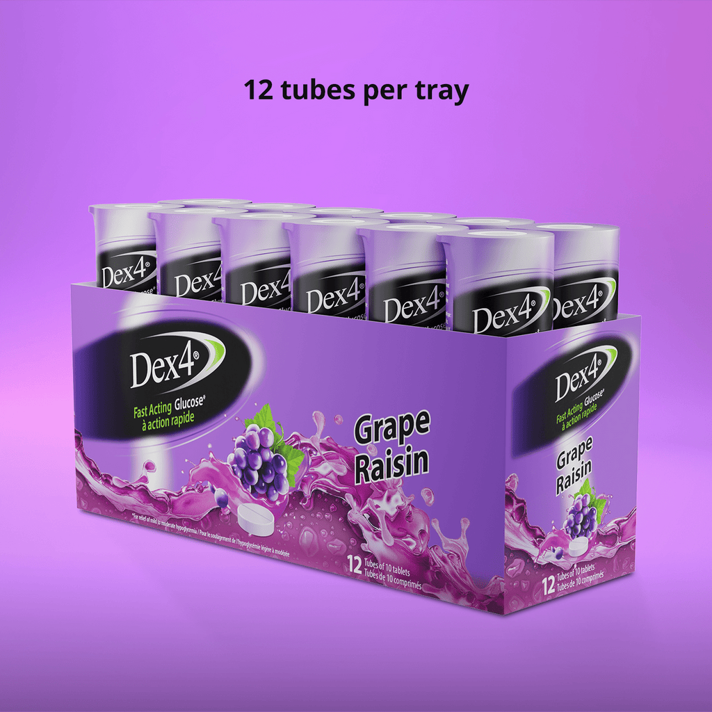 Glucose Tablets - 10 Count Tube - Dex4