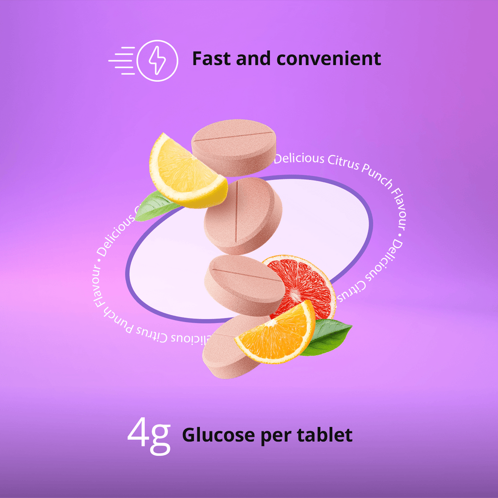Glucose Tablets - 10 Count Tube - Dex4