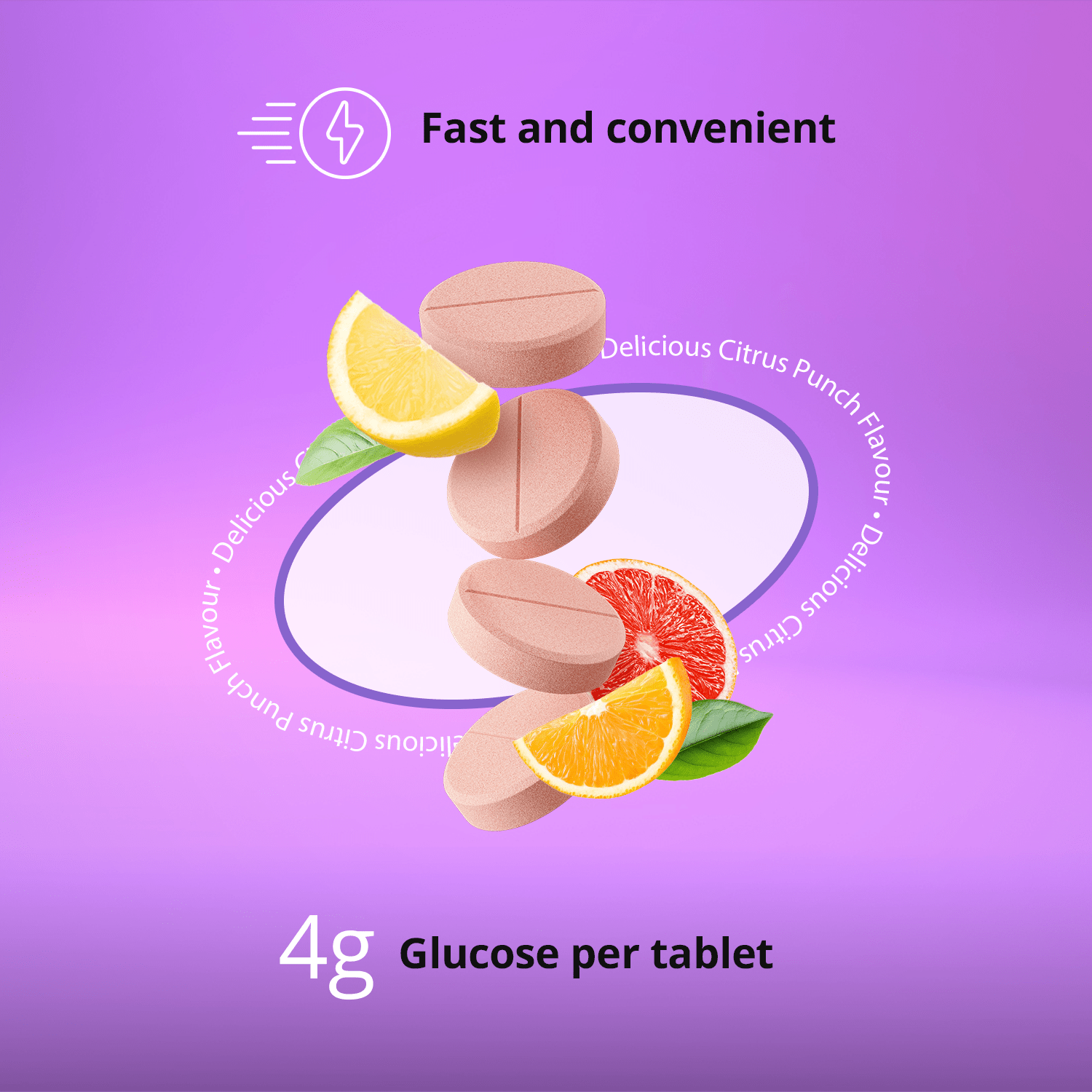 Glucose Tablets - 10 Count Tube - Dex4