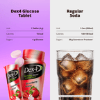 Glucose Tablets - 10 Count Tube - Dex4