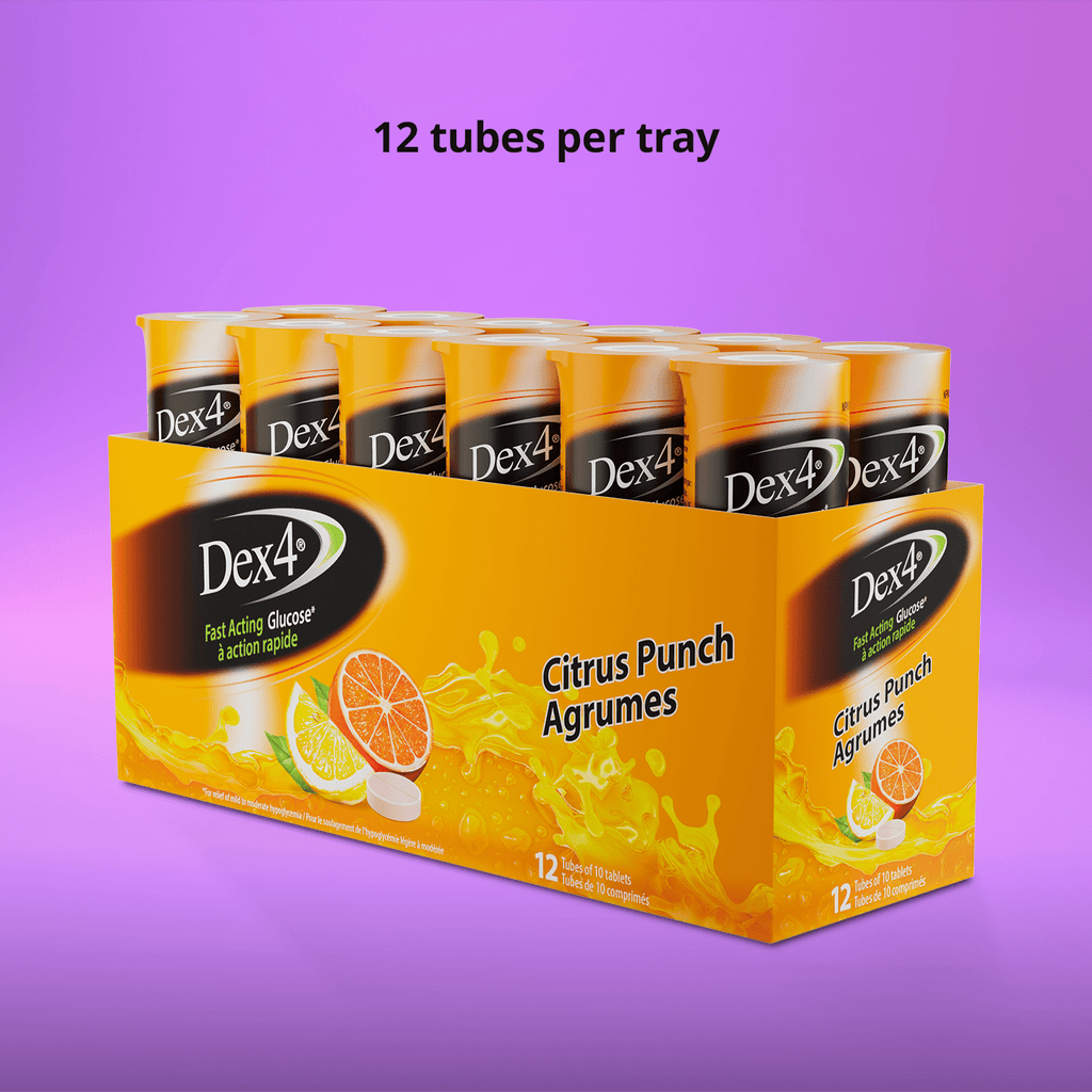 Glucose Tablets - 10 Count Tube - Dex4