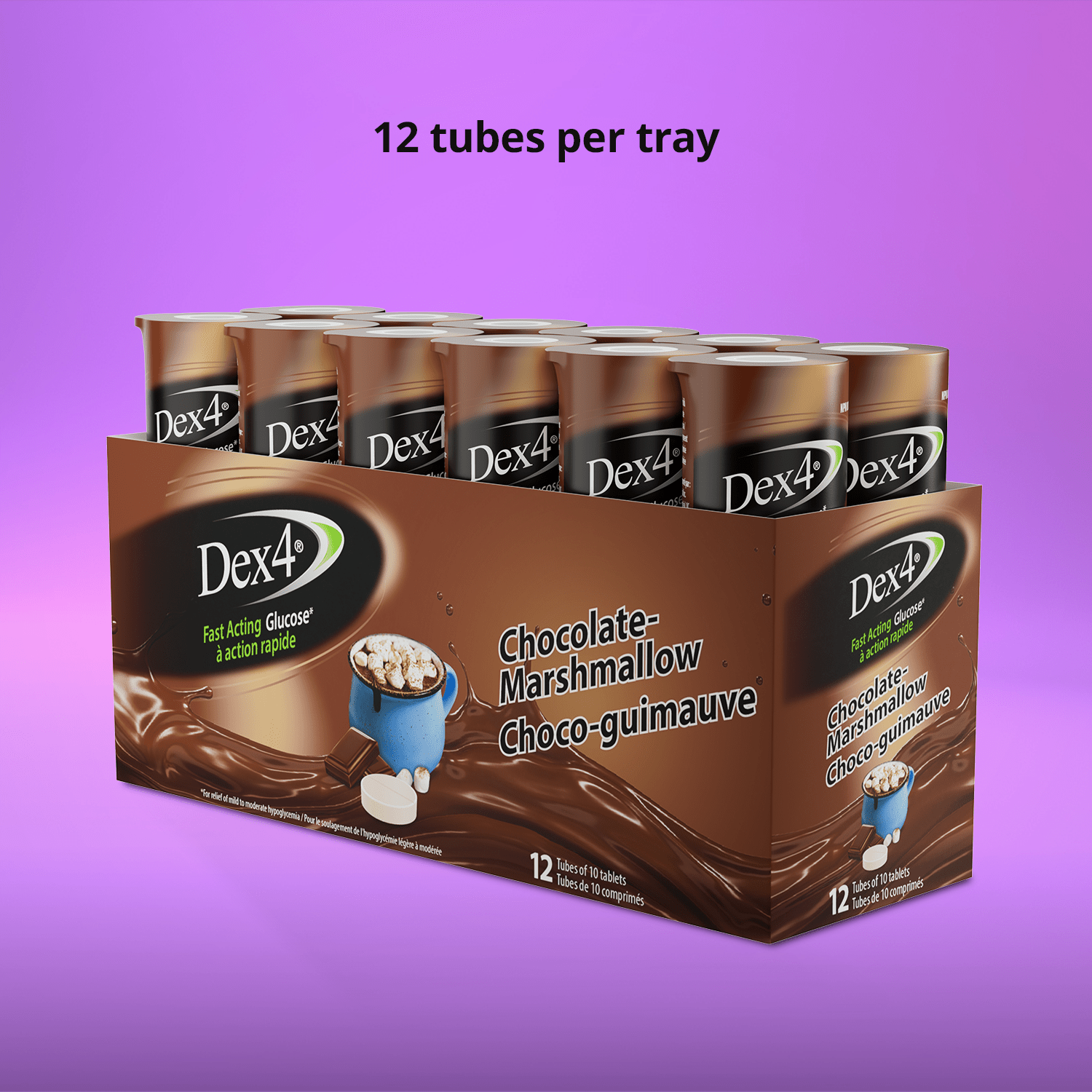 Glucose Tablets - 10 Count Tube - Dex4