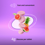 Glucose Tablets - 50 Count Bottle - Dex4