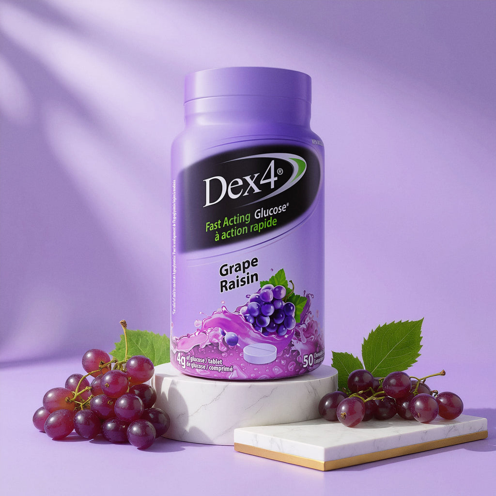 Glucose Tablets - 50 Count Bottle - Dex4