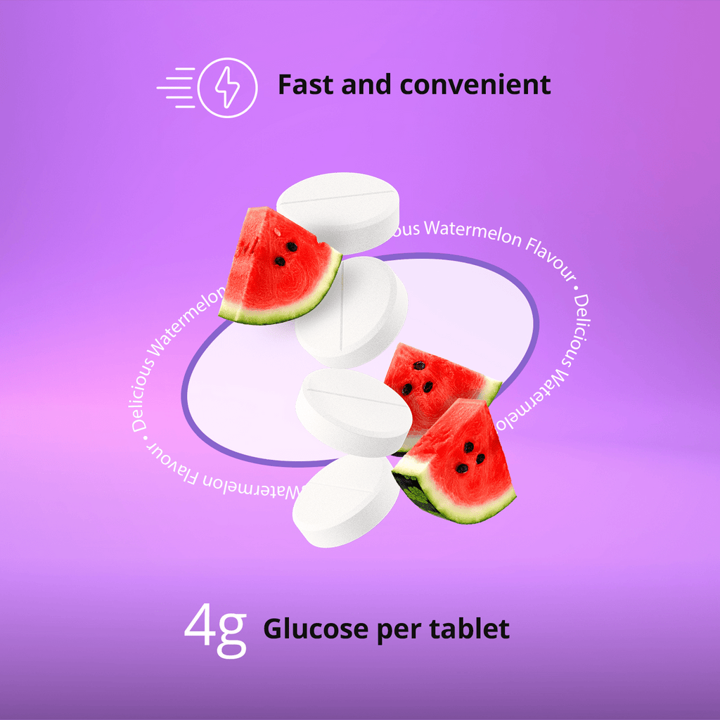 Glucose Tablets - 50 Count Bottle - Dex4